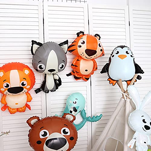 Globos para niños, 12 unidades, diseño de animales, para cumpleaños infantiles, animales de la selva, animales marinos, globos para niños, cumpleaños, fiestas, baby shower, regalo