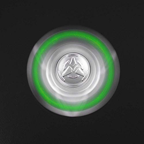 Glow in The Dark Tri Fidget Spinner UFO Light,Luminous Spinning Top Sensory Gadget Finger Hand Spinner Metal High Speed Seel Bearing,Best Gift ADHD Anxiety Focus Party Favors Prizes for Kids Adults