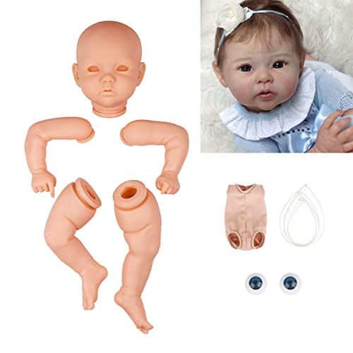 Gogh Reborn Doll 22 Pulgadas Simulación Silicona Vinilo Muñeca Recién Nacida Realista Muñecas Bebé Niña Pequeña con Ropa, para Educación Temprana para Madres Novicias