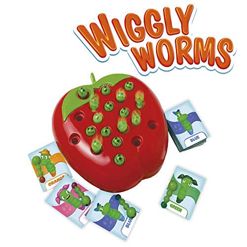 Goliath- Wiggly Worms. Juego de Mesa Infantil. A Partir de 4 años, Multicolor (919207006)