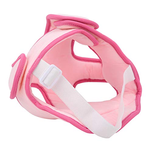 Gorra protectora para bebé y niño pequeño, transpirable, anticolisión, para cabeza de seguridad, color rosa