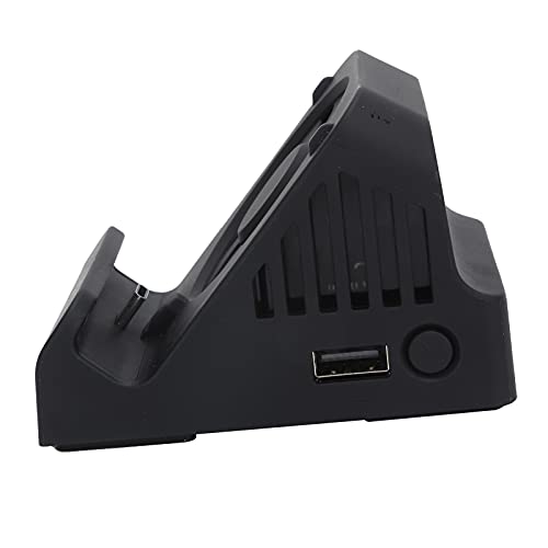 Goshyda Base de Consola de Juegos, Consola de Juegos portátil Fan Consola de Juegos Base de Soporte Convertidor de Video para Switch Lite