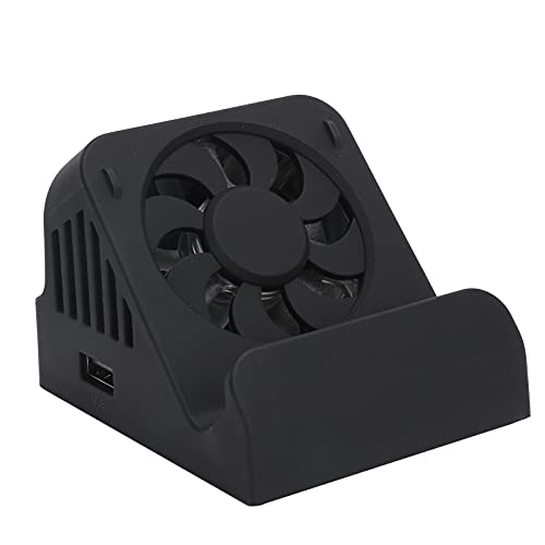 Goshyda Base de Consola de Juegos, Consola de Juegos portátil Fan Consola de Juegos Base de Soporte Convertidor de Video para Switch Lite