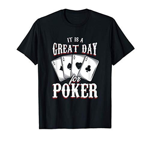 Gran Día Para Juego Póker Juego De Cartas Juego Cartas Camiseta