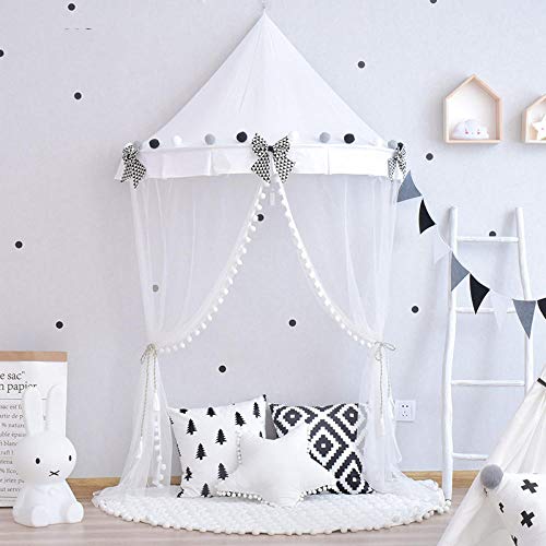 Grande De Juego Interior y Exterior Tipi Indio para niños,Carpa Interior para niños, Carpa Colgante de Cortina de Cama de Media Luna-A_156 * 78cm,Tienda de campaña Infantil India