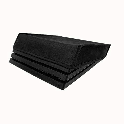 Greatangle-UK Funda Negra a Prueba de Polvo Funda de Neopreno Suave a Prueba de Polvo para Sony Playstation 4 PS4 / PS4 Accesorios de Consola Delgada Negro