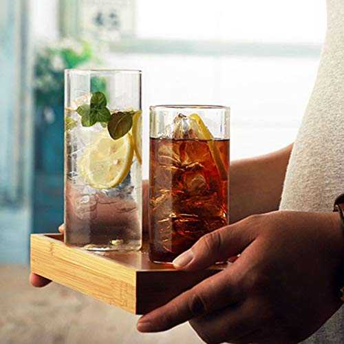 Greatangle-UK Taza de café cilíndrica, Jugo, té, Vidrio Resistente al Calor, Taza de Agua Transparente, Regalo Creativo de Alta Temperatura, Transparente 250ml