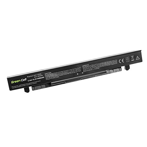 Green Cell Batería para ASUS A450 A450C A450CA A450CA-WX102D A450CA-WX103D A450CA-WX104D A450CA-WX106D A450CA-WX107D A450CA-WX219D A450CA-WX314D A450CA-WX338H Portátil (4400mAh 14.4V Negro)