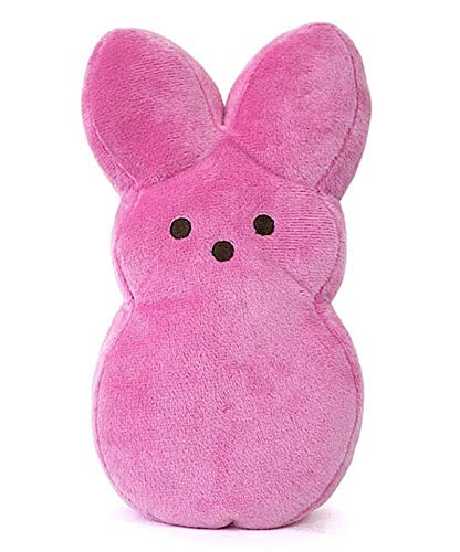 GRTG 1 pcs Conejo de Pascua Peeps Bunny Peluches Sexy Lindo Conejo Simulación Muñeco de Peluche para niños Niños Almohada Suave Regalos Rosa