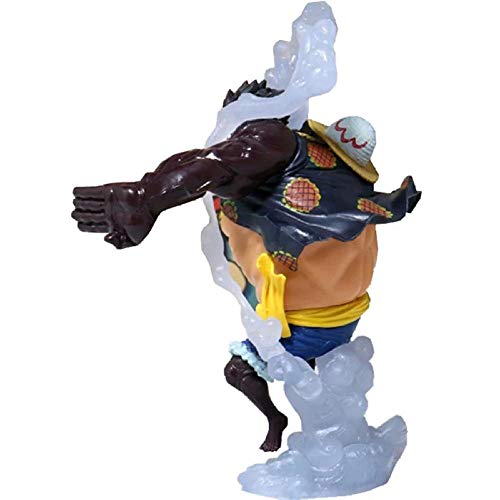 GSDGSD 19CM Anime una Pieza Figura Rey del Artista el Hombre Serpiente Luffy Hombre Serpiente Mono D Luffy Gear 4 PVC Juguete de Modelos coleccionables