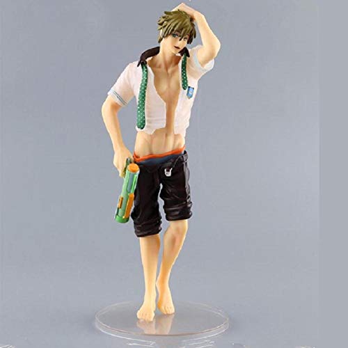 GSDGSD Anime Gratis Iwatobi Swim Club Eternal Summer Tachibana Makoto Traje de baño 1/8 niño Figura de acción Modelo colección muñeca 25cm