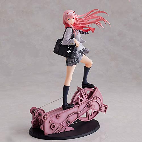 GUANGHHAO Zero Two CÓDIGO ： 002 Darling in The FRANXX Anime Figura 28cm-Estatuilla Decoración Adornos Coleccionables Juguete Animaciones Modelo de Personaje