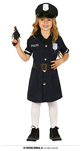 Guirca-88456 Disfraz 10-12 Años Policia Niña, Multicolor (88456)