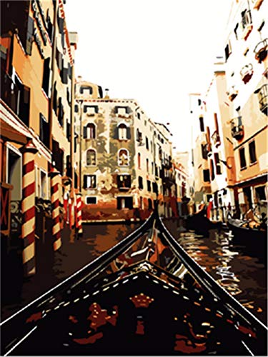 HACLJPP Puzzles 150 Piezas, Ciudad del Agua De Venecia, Decoración para El Juego De Juguetes para El Hogar, Convient Aux Adultes Et Aux Enfants, 10X15Cm