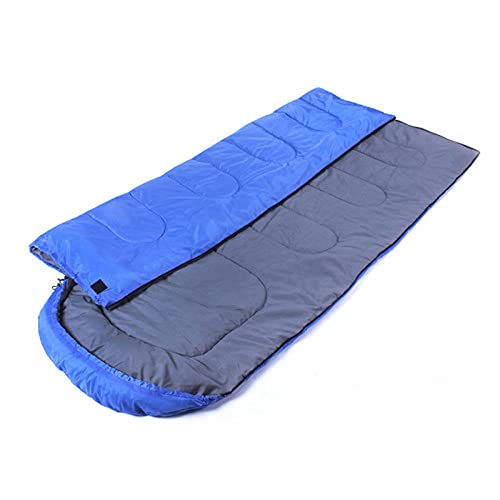 Hadristrasek Saco de Dormir Camping al Aire Libre de Dormir Caliente Bolsa sobre la Capucha de Invierno Sacos de Dormir Adultos Viaje del sueño Bolsa-Blue Bolsa de Caminar (Color : Blue)