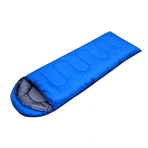 Hadristrasek Saco de Dormir Camping al Aire Libre de Dormir Caliente Bolsa sobre la Capucha de Invierno Sacos de Dormir Adultos Viaje del sueño Bolsa-Blue Bolsa de Caminar (Color : Blue)