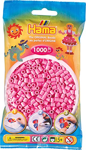 HAMA 207-48 - Perlas de Color Rosa Pastel, 1000 [Importado de Alemania]