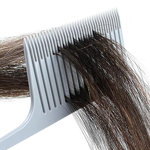 Harilla Peine de Aluminio para Resaltar Tejido ABS Profesional Y 4 Pinzas para El Cabello Sin Doblar