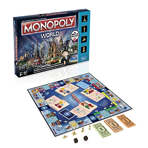 Hasbro Gaming - Monopoly, edición Mundial (versión en alemán)