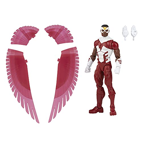 Hasbro Marvel Legends Series - Figura de Falcon de 15 cm - En Embalaje Retro, con 3 Accesorios, F5882