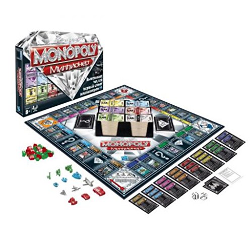 Hasbro Monopoly Millionaire - Version Russe en Russe et cyrillique