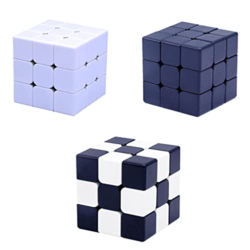 HDBD Infinite Cube 1PC Magic-Cube Brain Teaser Montessori Juguete Cubo de Velocidad sin desorden Cubo de plástico Regalo de Aprendizaje temprano para niños Twist Gratis