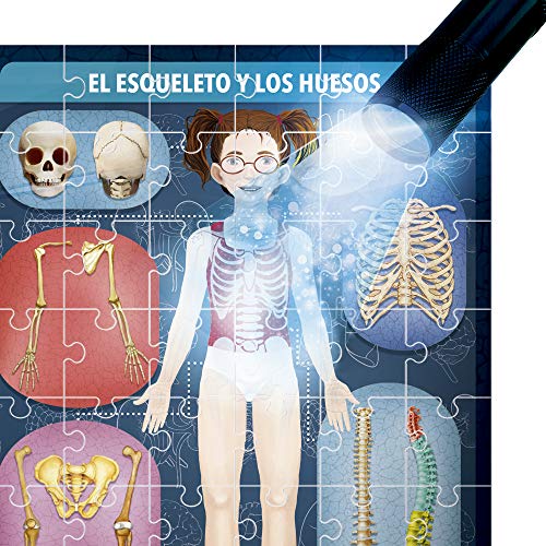 Headu Bajo Rayos X. Juego Infantil Educativo para Aprender el Cuerpo Humano niñas de 6 a 10 años (ES28153)