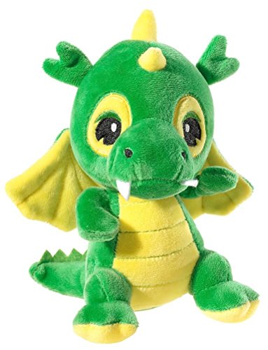 Heunec 379374 - Dragón de Peluche Knuffi, Color Verde