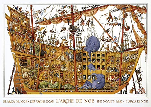 Heye 94036 Loup - Puzzle (2000 Piezas), diseño del Arca de Noé