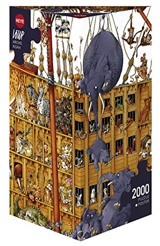 Heye 94036 Loup - Puzzle (2000 Piezas), diseño del Arca de Noé