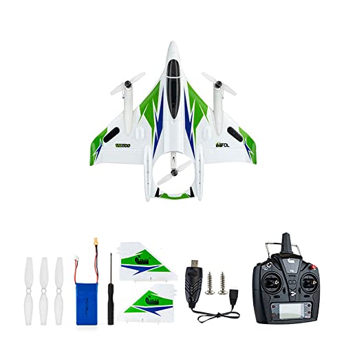 HJLXMF Sin escobillas 6CH Multifunción Stunt Avión RC Planeador RC Vuelo 3D 6G Giroscopio Avión RC Avión de control remoto Material EPO inteligente Fácil de despegar - Avión de juguete para principian