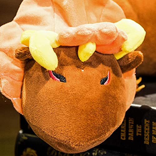 Hopowa Almohada cervical Genshin Impact Anime Cute Dragon en forma de U para viaje Zhongli, peluche suave de peluche