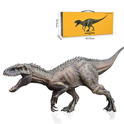 Hosuho Plástico Jurásico Indominus Rex, figuras de acción boca abierta dinosaurio mundo animales modelo niño juguete regalo para niños niños adultos niños niños niños niños niños niños