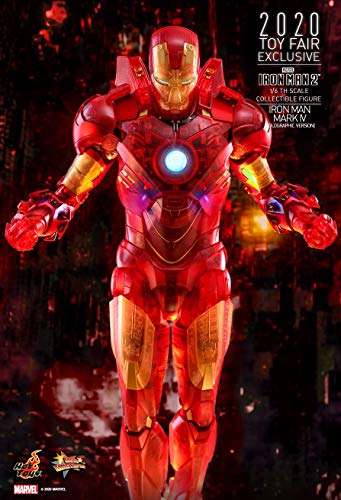 Hot Toys 1:6 Iron Man Mark IV holográfico - Iron Man 2 - Exclusivo, HT906328