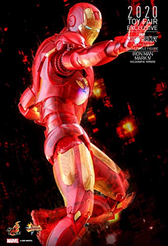 Hot Toys 1:6 Iron Man Mark IV holográfico - Iron Man 2 - Exclusivo, HT906328