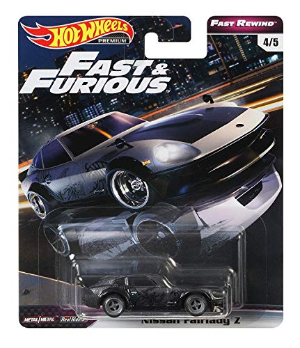 Hot Wheels Fast Rewind Fast & Furious Nissan Fairlady Z 4/5, Dark Gray