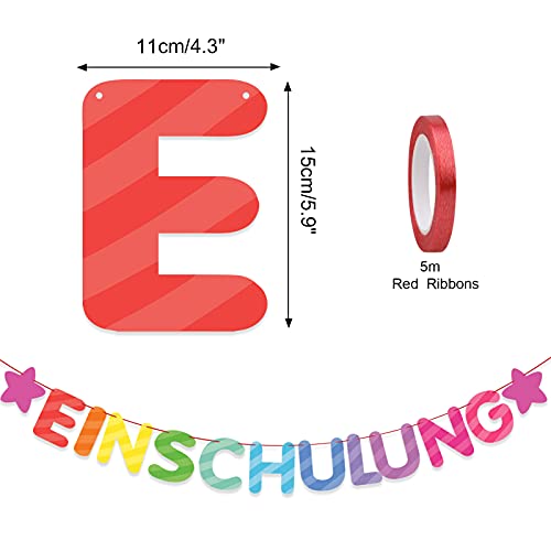 HOWAF Zur¨¹CK in Die Schule ABC Garland Beginn Der Schuldekoration EINSCHULUNG Banner Zur¨¹CK in Die Schule Dekoration f¨¹r Jungen und M?dchen Schuleinschreibungsparty