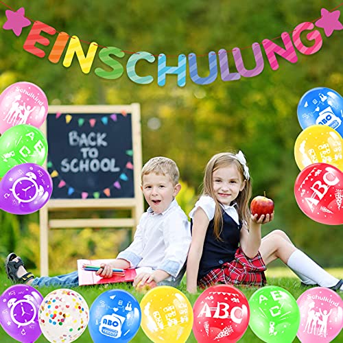 HOWAF Zur¨¹CK in Die Schule ABC Garland Beginn Der Schuldekoration EINSCHULUNG Banner Zur¨¹CK in Die Schule Dekoration f¨¹r Jungen und M?dchen Schuleinschreibungsparty