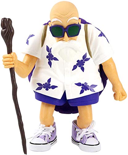 HQYCJYOE Personajes de Anime Modelo Dragon Ball Z Super Saiyan Master Roshi Zapatos extraíbles PVC Figura de acción Estatuilla Colección Muñeca 26Cm