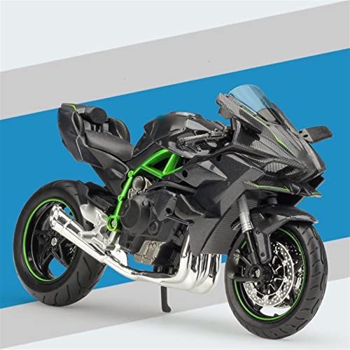 HSSM 1:12 para Kawasaki para Ninja H2 R Motocicleta De Metal Fundido A Presión Bicicleta Modelo De Coche Juguete Mini Moto Regalo Die Cast Motocicleta