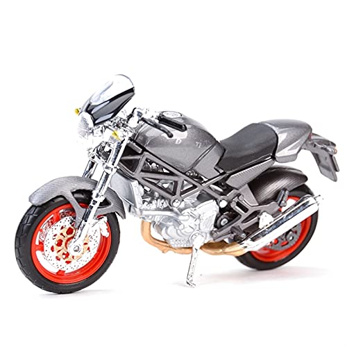 HSSM 1:18 para D-ucati para MonsterS4 Vehículos De Fundición Estática Coleccionables Pasatiempos Modelo De Motocicleta Juguetes Die Cast Motocicleta