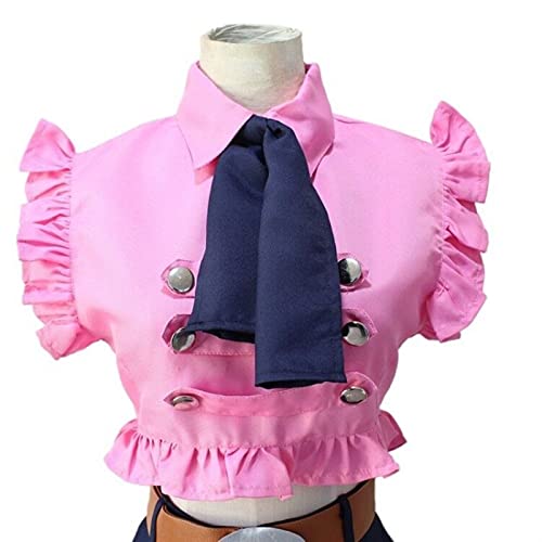 HUANDE Disfraz de Elizabeth Liones Cosplay Pendientes Los Siete Pecados Mortales Halloween Mujeres Trajes de fiesta (Color: Estilo B, Talla M: M)