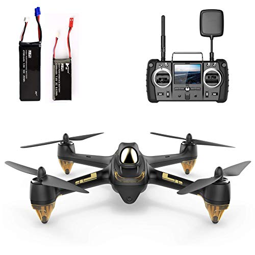 HUBSAN H501s x4 Pro 5.8G FPV Cuadricoptero 10 Plus Canales sin Cabeza GPS RTF Dron con cámara de 3M píxeles (Negro)