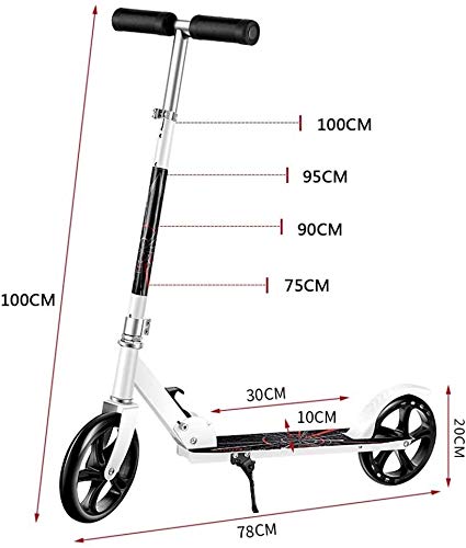 HUIXINLIANG Scooter -Stunt Scooters para niños 8 años y más, Adolescentes y Adultos □ Duradero, Scooter para niños y niñas, niños y Adultos Scooter de cercanías Plegables con manillares Ajustables