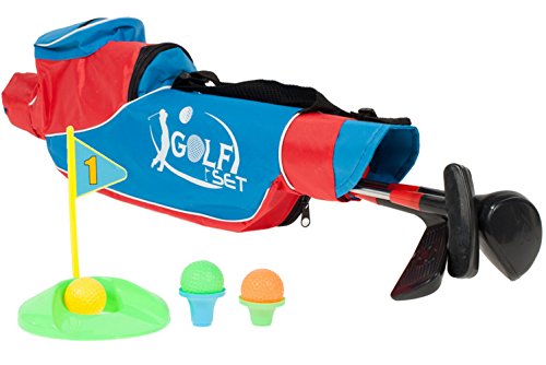 HUKITECH@ Kit de Golf pour Enfant avec Sac de Golf