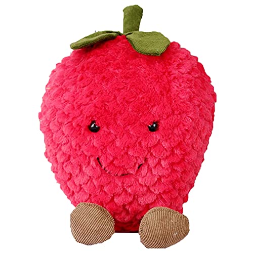 HXPainting Creativo Lindo Fresa piña Juguetes de Peluche Lindo muñeco de Peluche Fruta Creativo Juguete de Dibujos Animados decoración Regalo muñeca para niños niña 35cm/13.8"