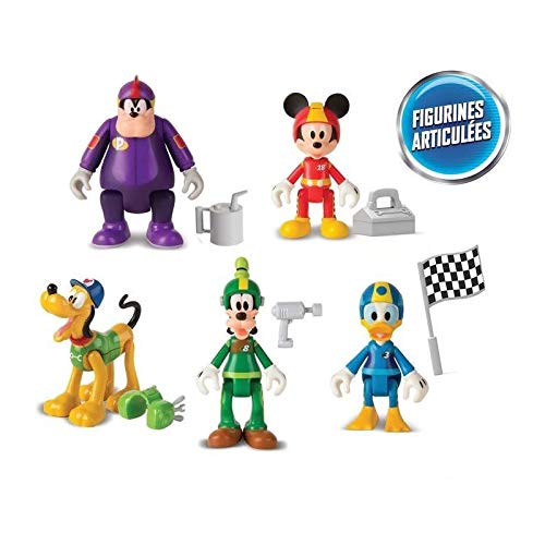 IMC Toys - Mickey and Roadster Racers 182950. Pack de 5 Figuras.