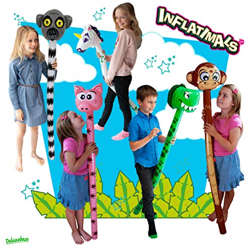 Inflatimals Animales inflables - Canguro de Deluxebase. Juguete Inflable Gigante con Lindo diseño Animal. Excelente Regalo para niños o como artículo Decorativo en Fiestas Infantiles