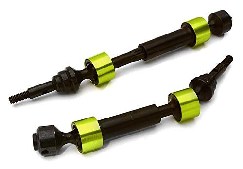 Integy RC Model Hop-ups C27986GREEN Dual Joint Telescopic Front Drive Shafts for TRX 1/10 Stampede 4X4 & Slash 4x4