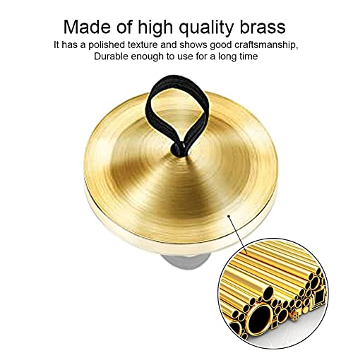 IUANC 3 Pares Props Juegos Juguete Funny Evening Party Buel Finger Cymbals Boy Girl Musical Instrument Cobre para la Fiesta Nocturna de Bailarina (Color : 3pair)